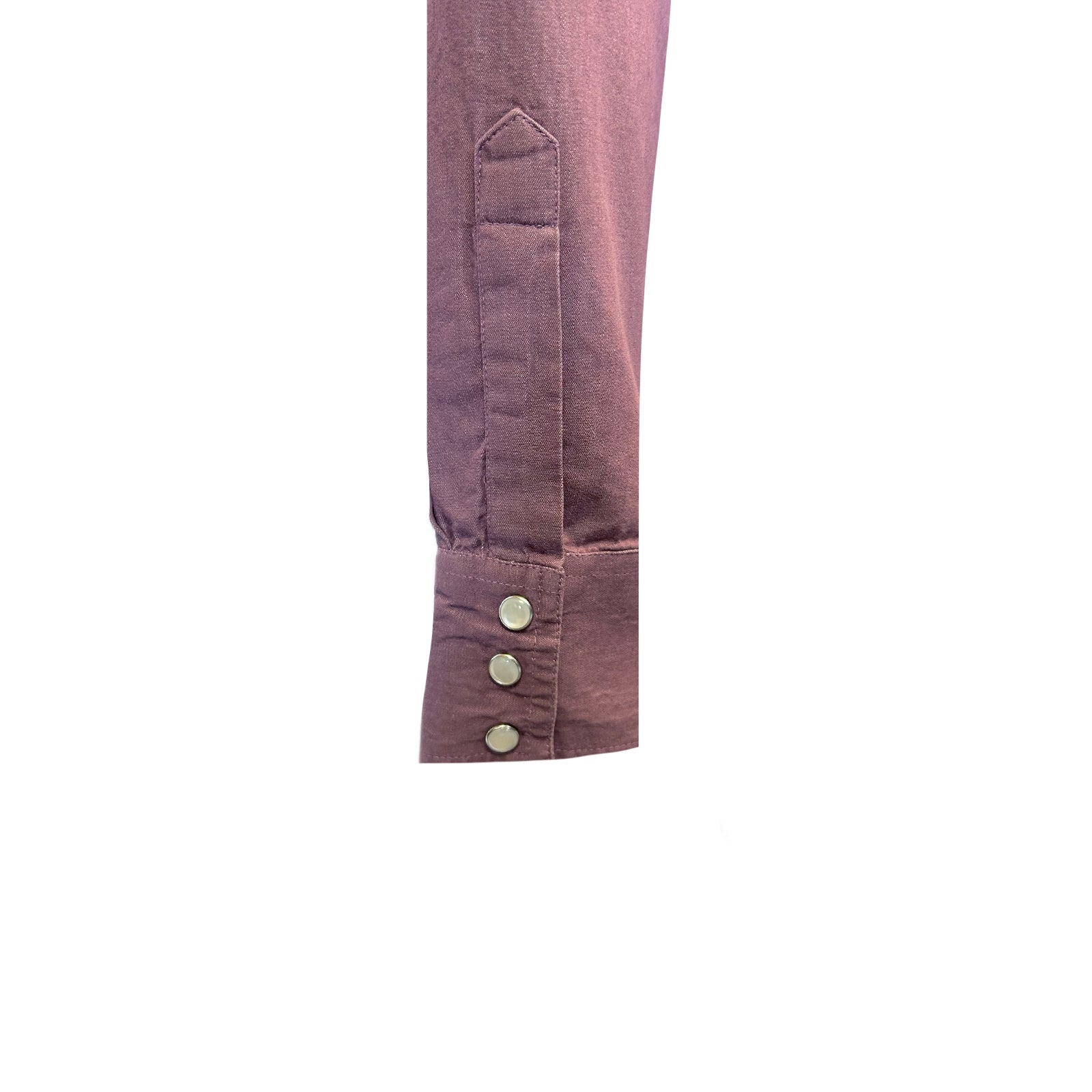 Women's Denim Lavender Western Dress with Floral Embroidery - Rockmount