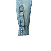 Women's Denim Boho Floral Embroidered Western Shirt - Rockmount