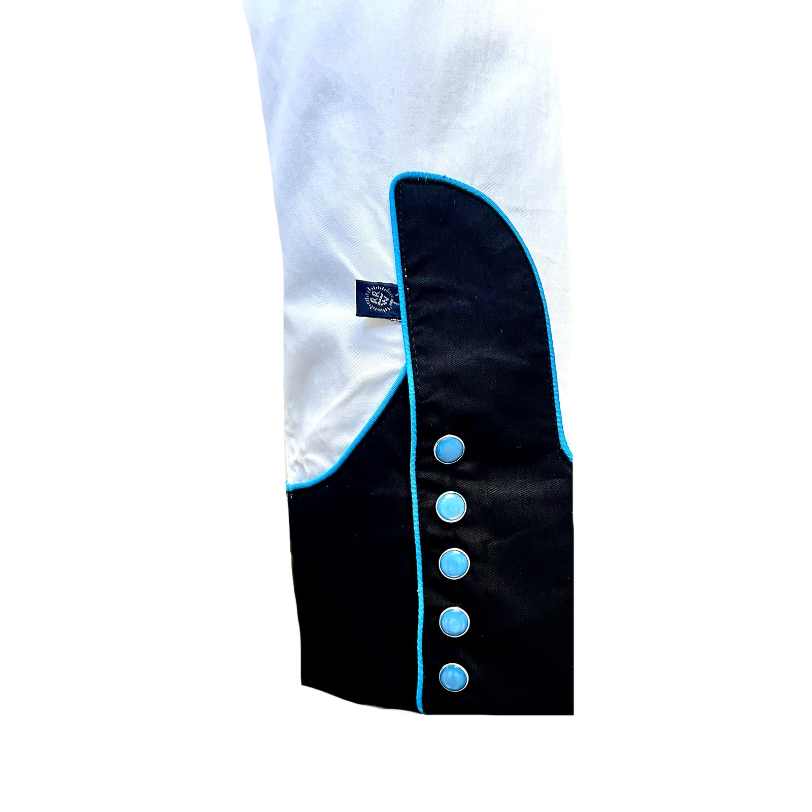 Women's Vintage Black Cactus & Stars Chain Stitch Embroidered Western Shirt - Rockmount