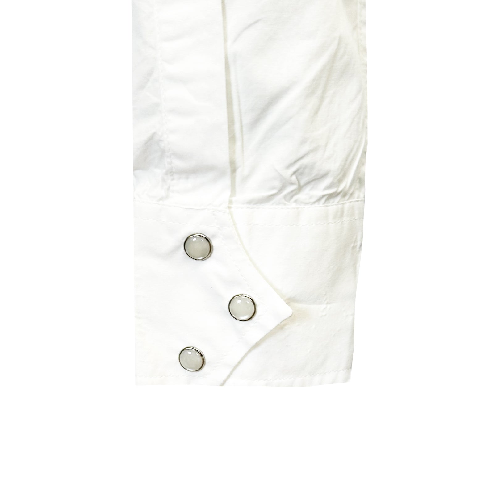Women's Solid White 100% Cotton Western Shirt - Rockmount