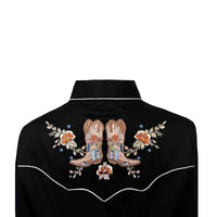 Women’s Sunrise Boot & Floral Embroidered Western Shirt - Rockmount