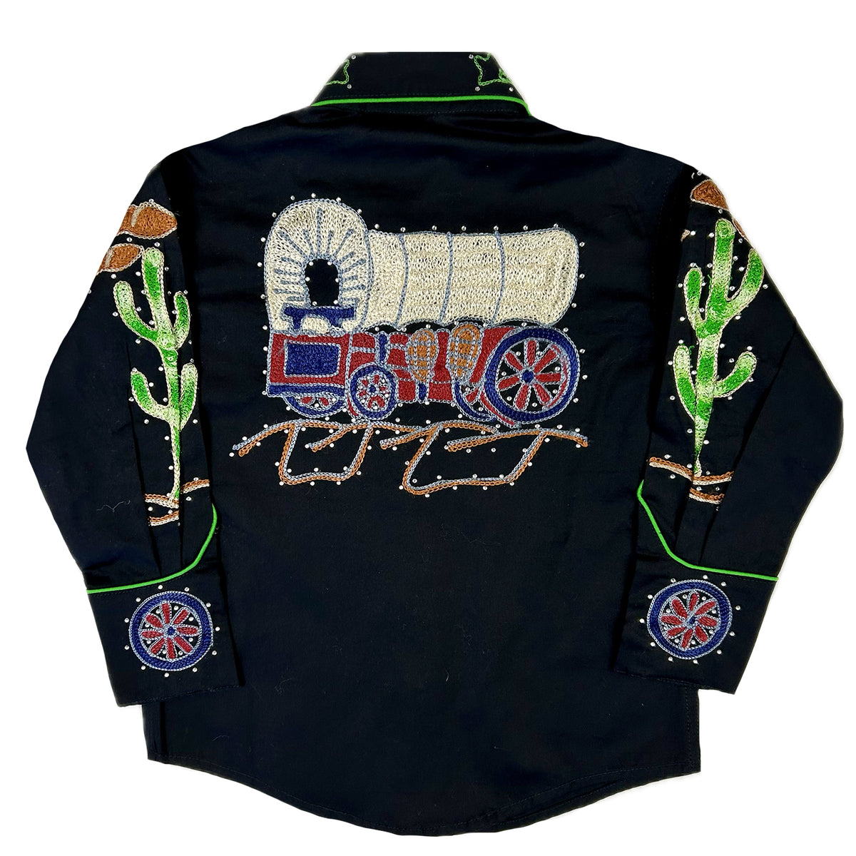 Kid's Embroidered Porter Wagoner Vintage Western Shirt - Rockmount