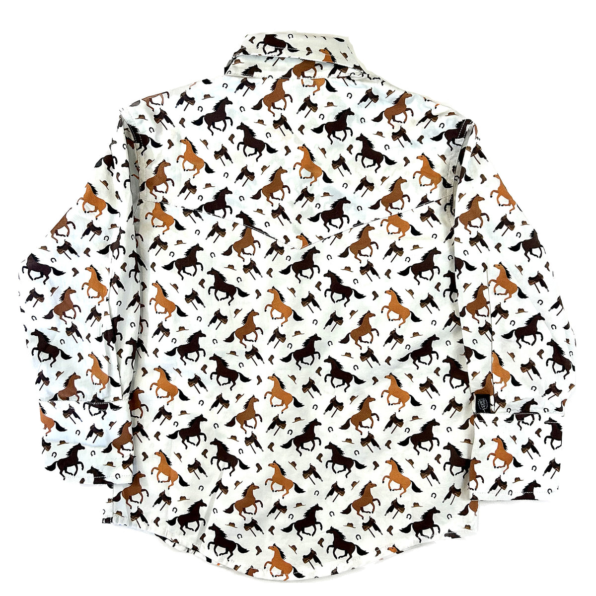 Kid's Horse Print Western Shirt - Rockmount