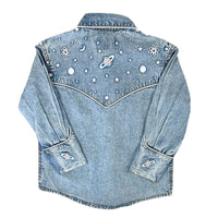 Kid's Denim Out of This World Embroidered Western Shirt - Rockmount