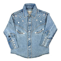 Kid's Denim Out of This World Embroidered Western Shirt - Rockmount