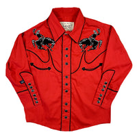 Kid's Vintage Red Bronc Embroidered Western Shirt - Rockmount