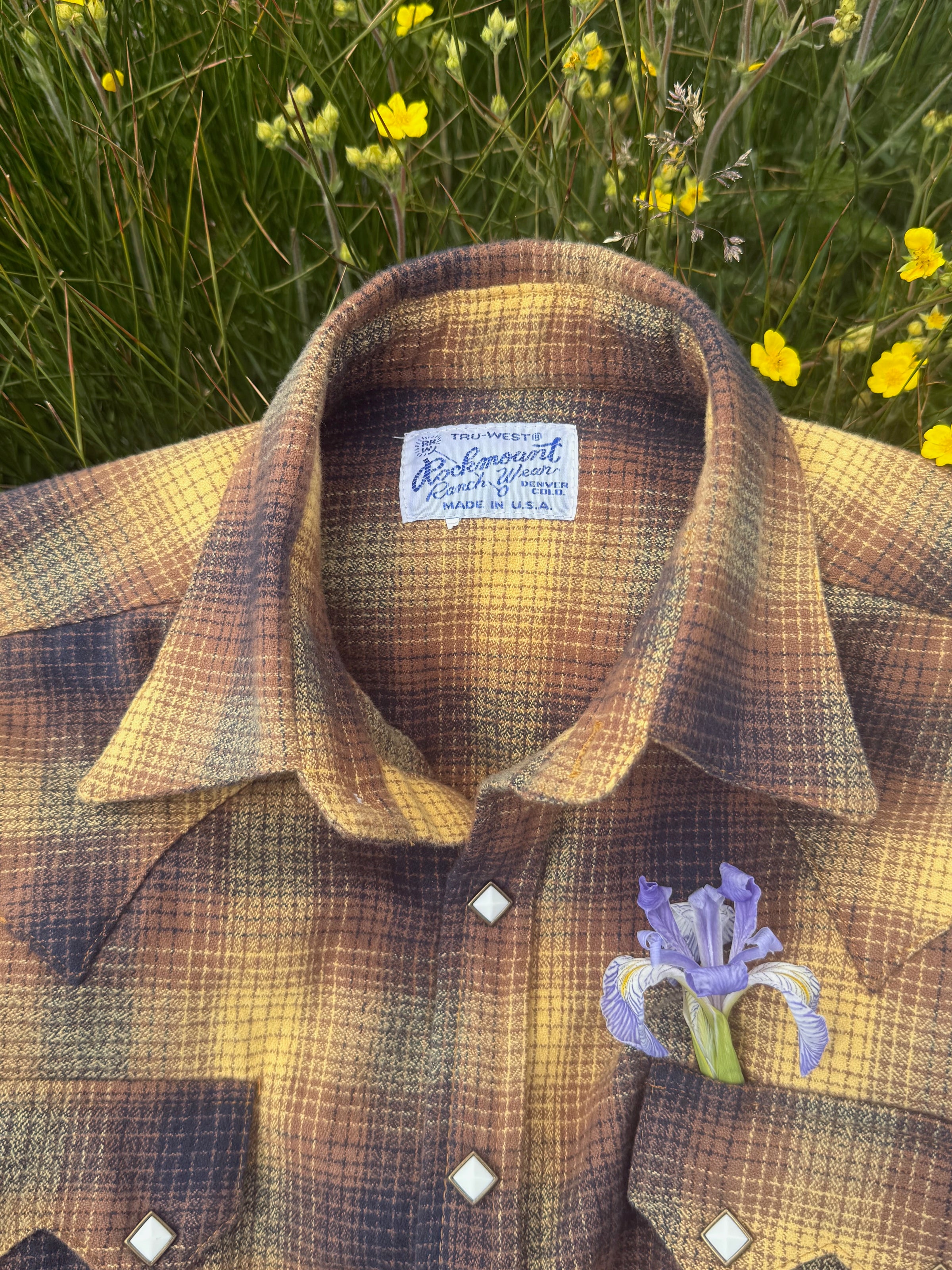 Men's Toast Plush Flannel Plaid Western Shirt