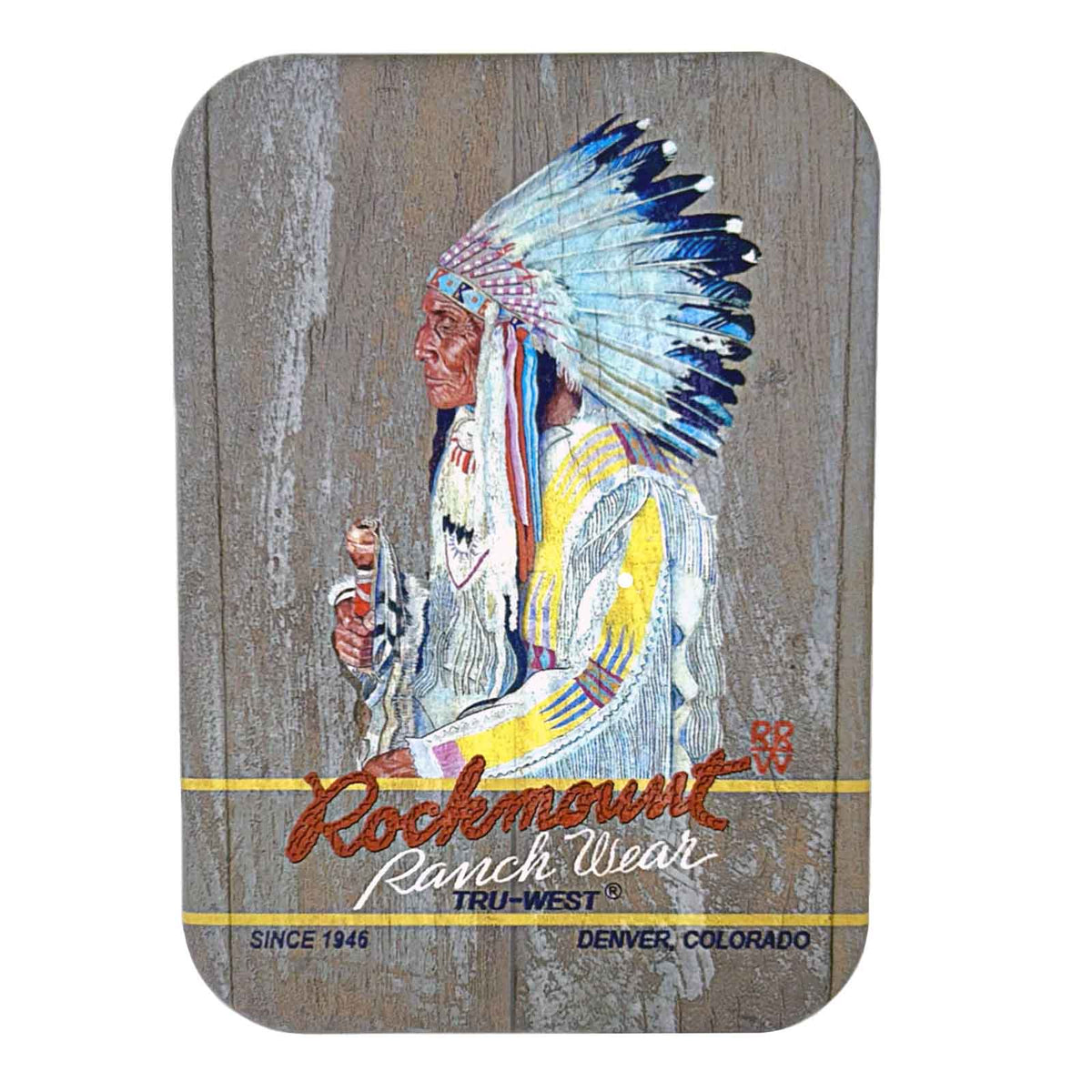 Rockmount Indian Chief Vintage Western Magnet - Rockmount