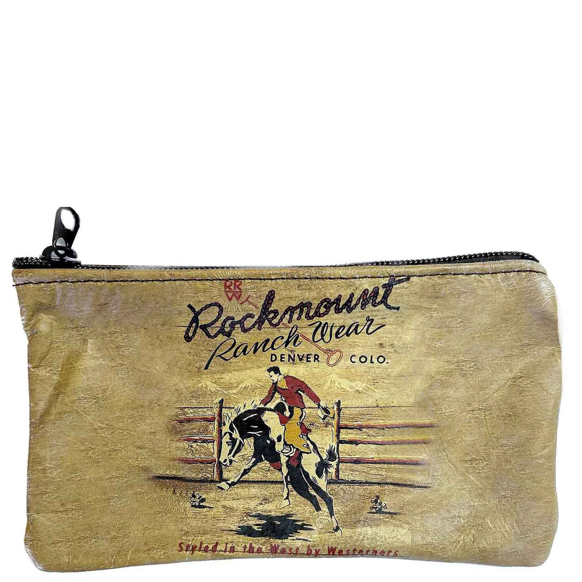 Rockmount Bronc Leather Western Cosmetic Purse - Rockmount