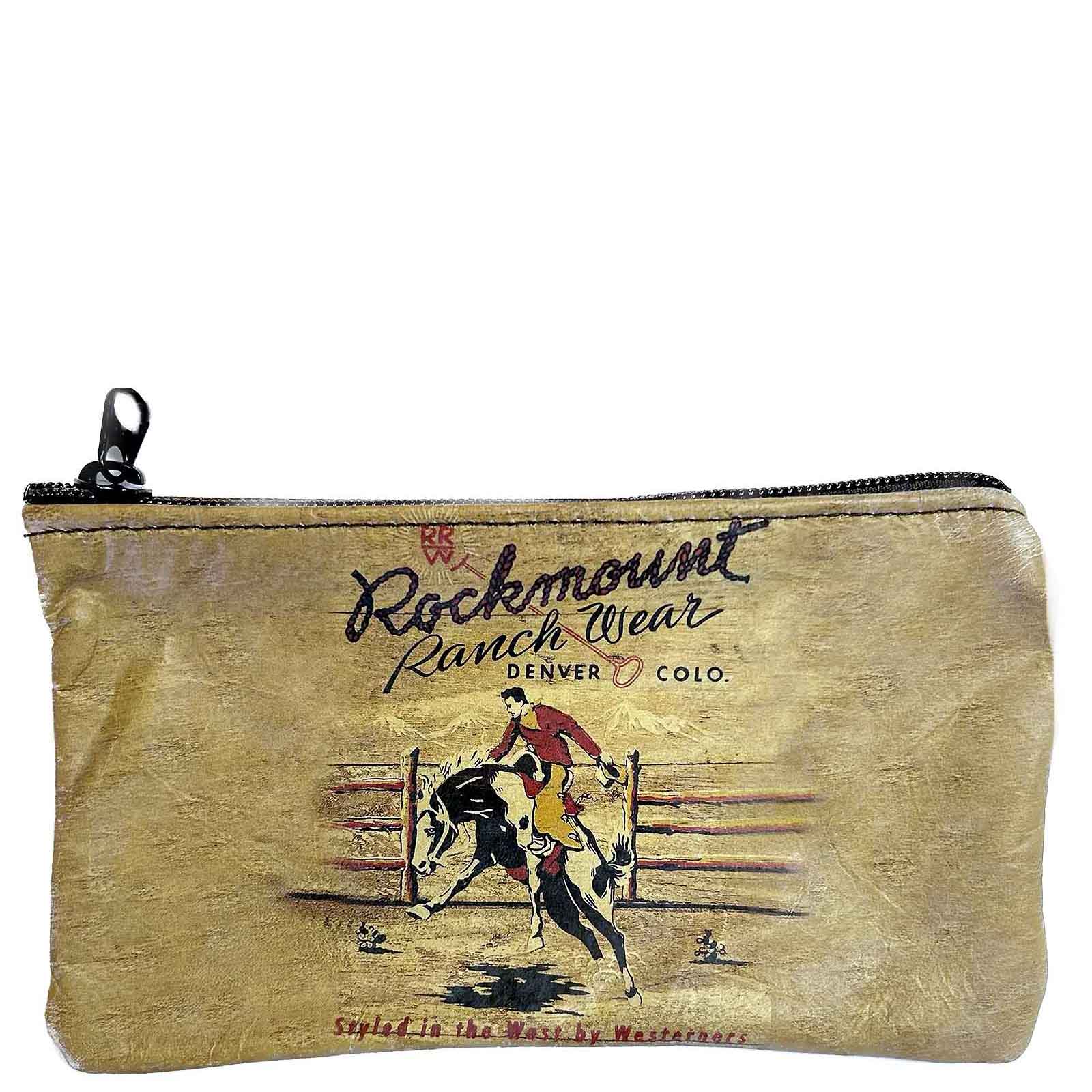 Rockmount Bronc Leather Western Cosmetic Purse - Rockmount