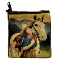 Cowgirl Best Friends Leather Western Coin Purse - Rockmount