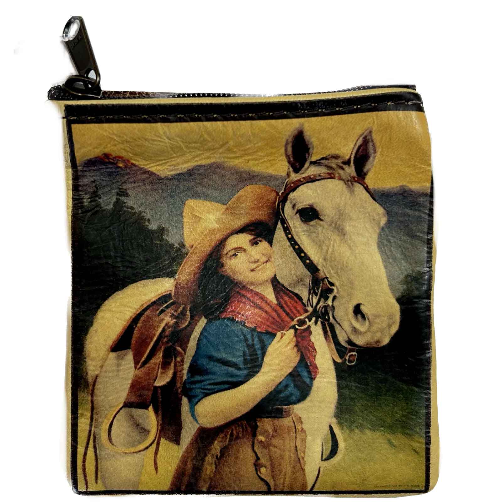 Cowgirl Best Friends Leather Western Coin Purse - Rockmount