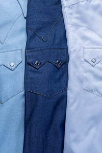 Men's Tencel Denim Sawtooth Western Shirt