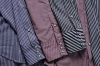 Men's Fine Burgundy Stripe Western Shirt