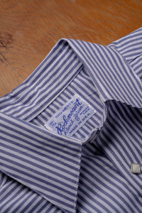 Men's Fine Navy Stripe Western Shirt