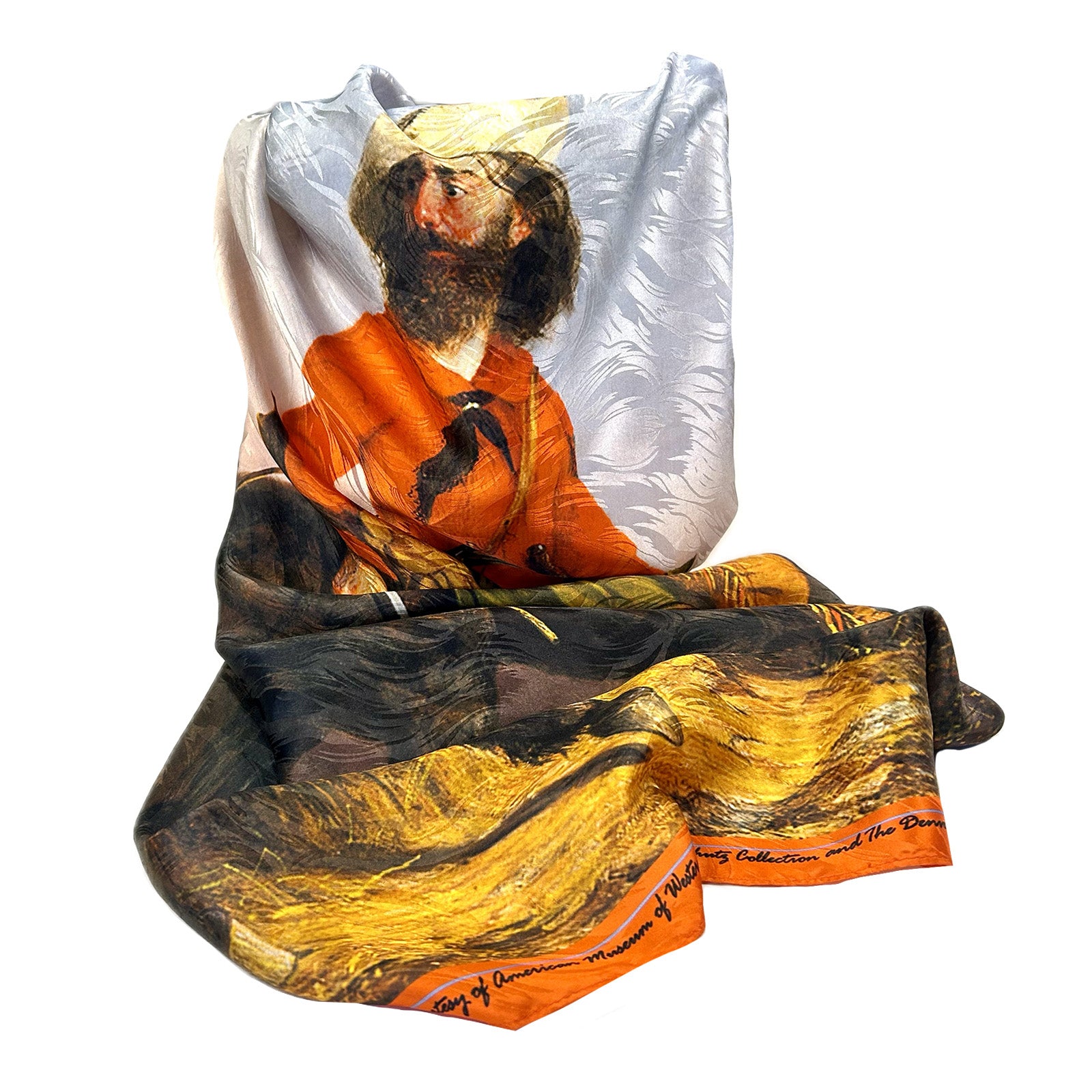 Limited-Edition Rocky Mountain Man Silk Scarf by Charles Deas
