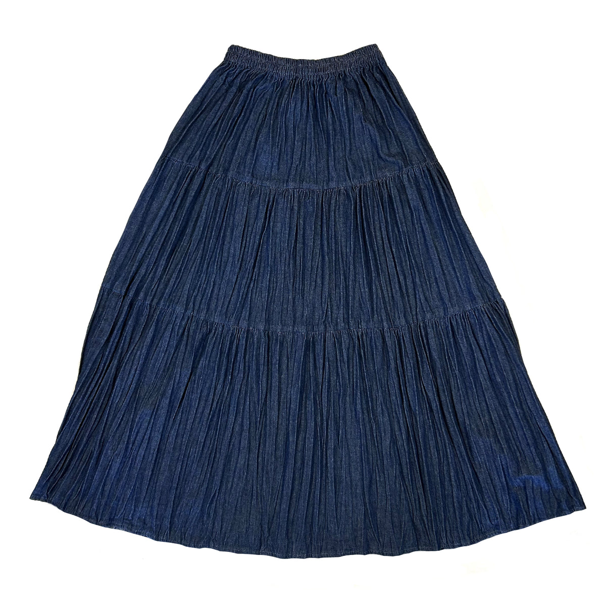 Rockmount Stonewash Denim Western Broomstick Skirt - Rockmount
