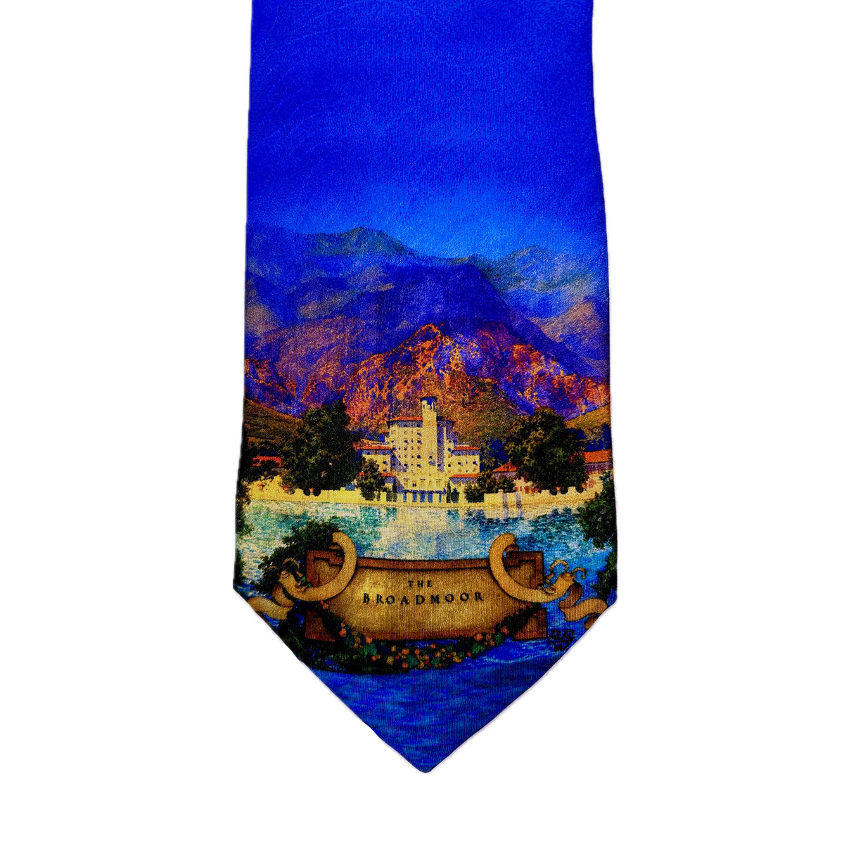 Limited-Edition the Broadmoor Silk Tie by Maxfield Parrish - Rockmount
