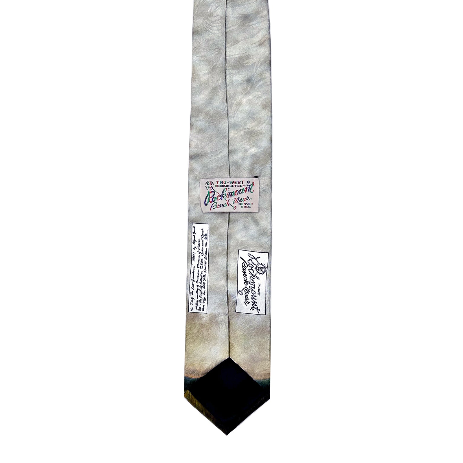 Limited-Edition the Lost Greenhorn Silk Tie by Alfred Jacob Miller - Rockmount