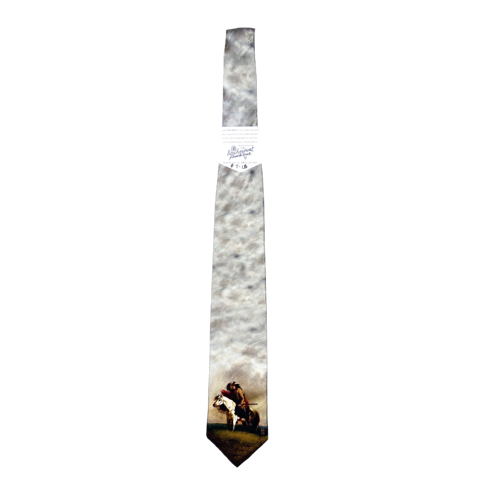Limited-Edition the Lost Greenhorn Silk Tie by Alfred Jacob Miller - Rockmount