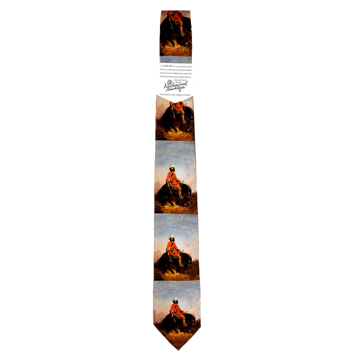 Limited-Edition Rocky Mountain Man Silk Tie by Charles Deas - Rockmount