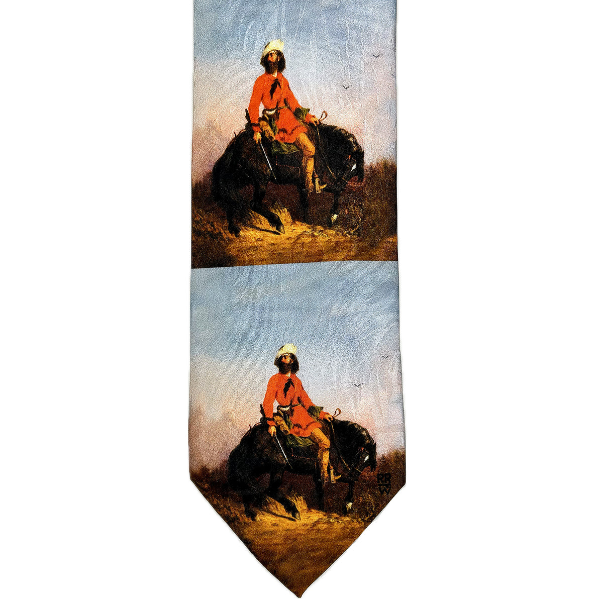 Limited-Edition Rocky Mountain Man Silk Tie by Charles Deas - Rockmount