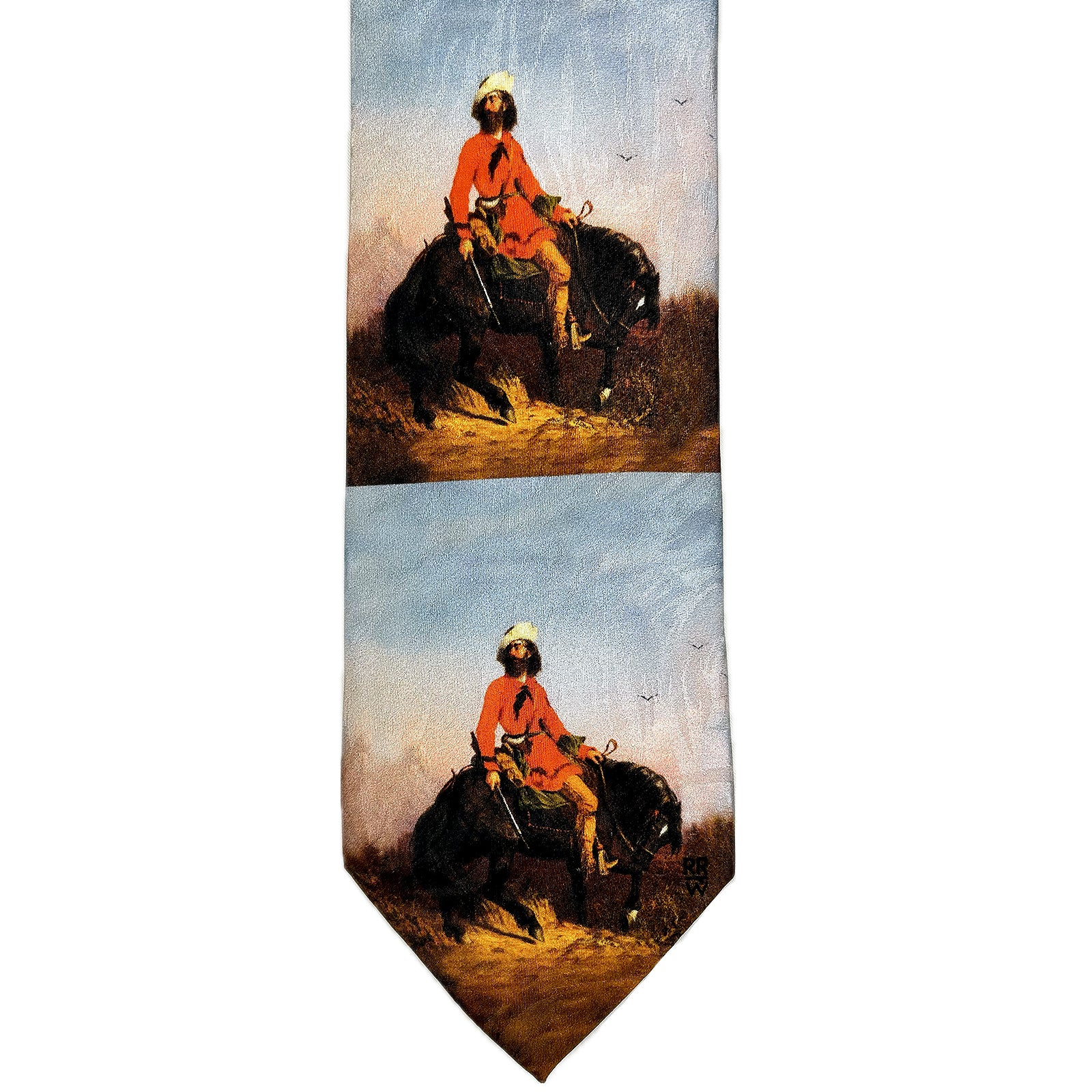 Limited-Edition Rocky Mountain Man Silk Tie by Charles Deas - Rockmount