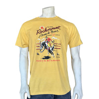 Men's Rockmount Bronc 100% Cotton Mustard Western T-Shirt - Rockmount