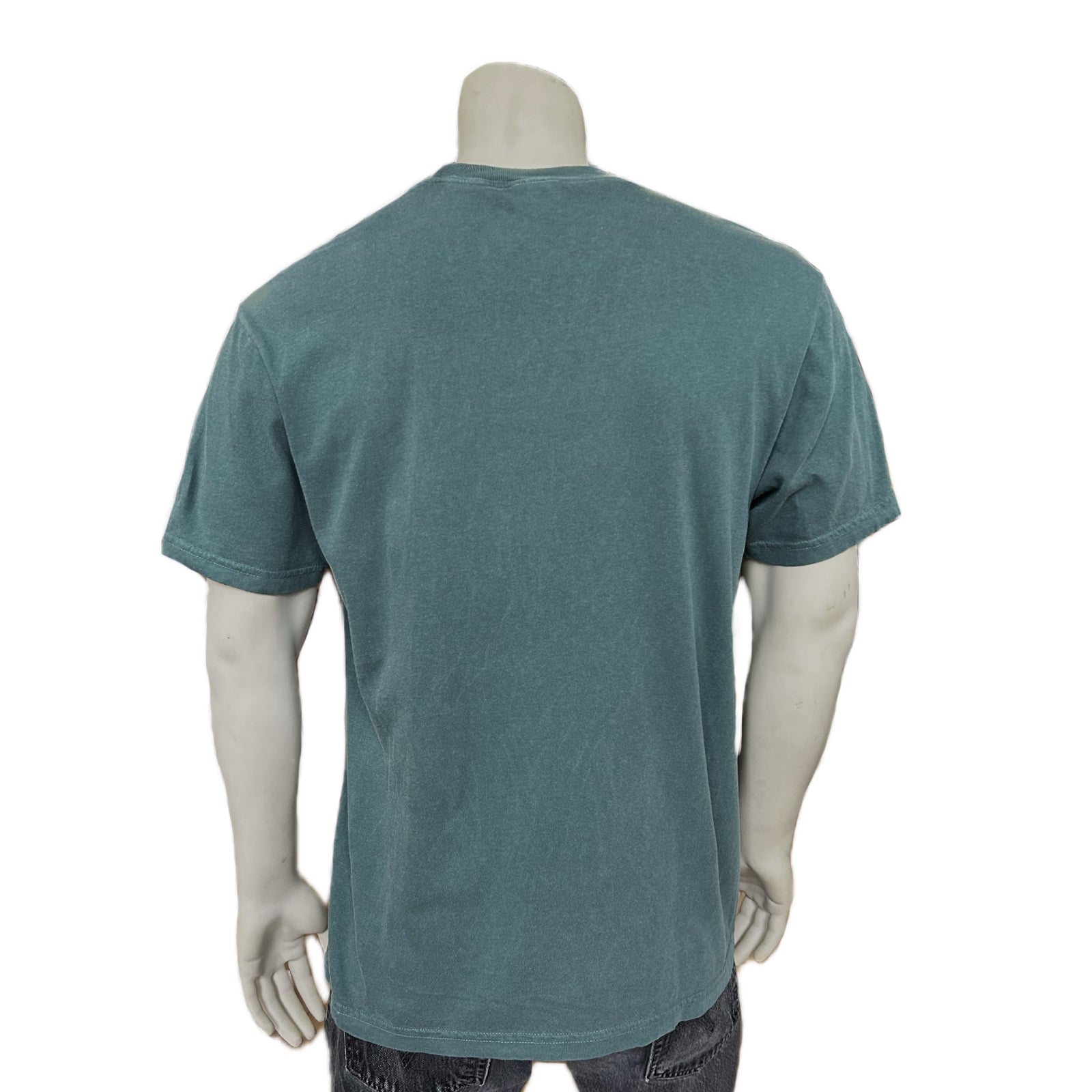 Men's Rockmount Bronc 100% Cotton Teal Western T-Shirt - Rockmount