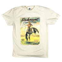 Men's Cream Vintage Bronc Western T-Shirt - Rockmount