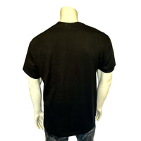 Men's Black Rockmount Bronc 100% Cotton Western T-Shirt - Rockmount
