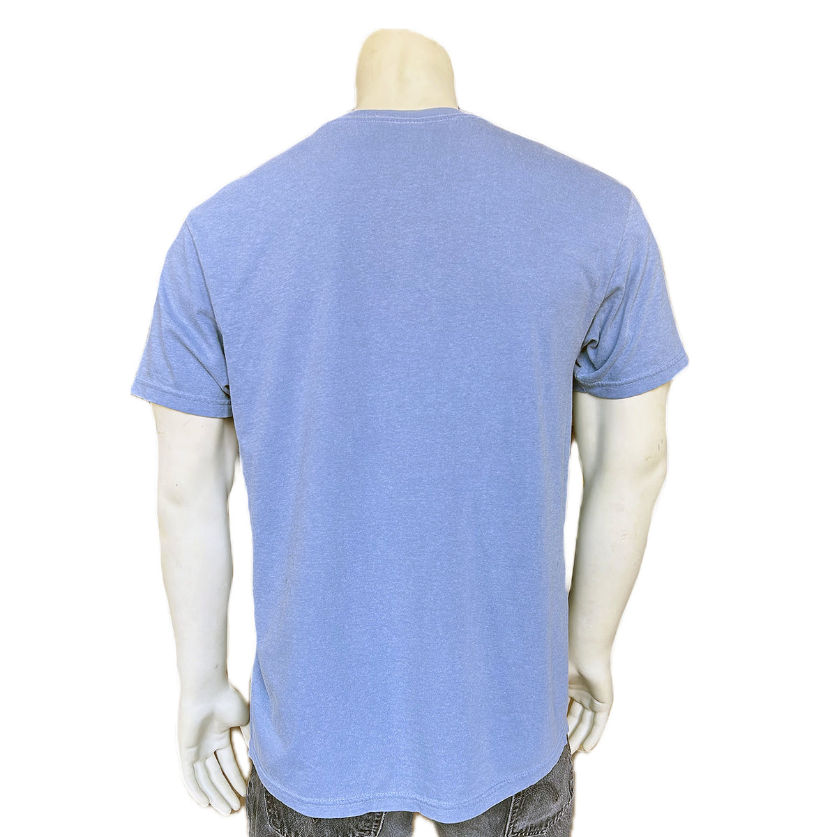 Men's Blue 100% Cotton Chief Western T-Shirt - Rockmount