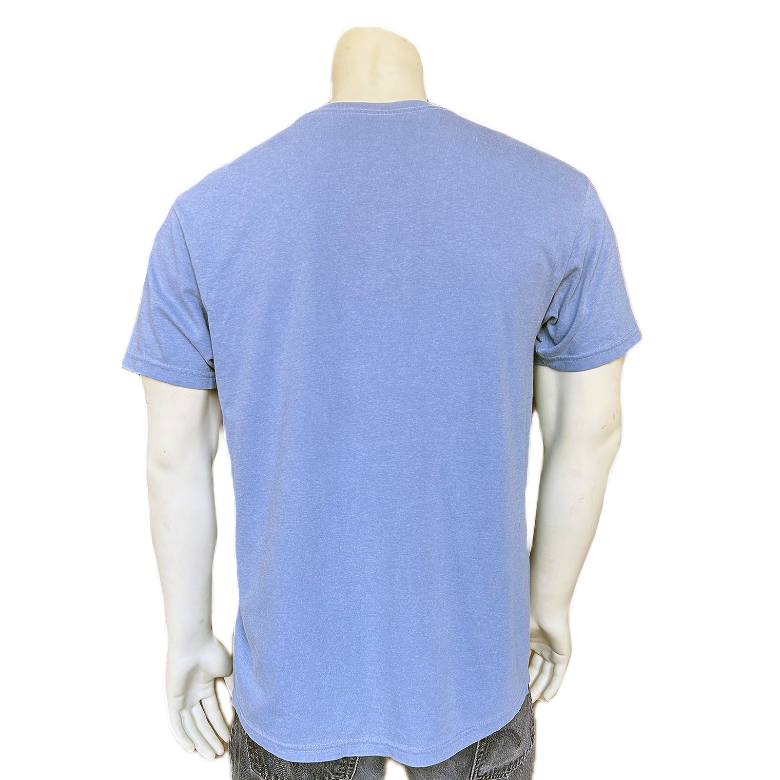 Men's Blue 100% Cotton Chief Western T-Shirt - Rockmount