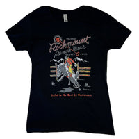 Women's Black Rockmount Bronc Western T-Shirt - Rockmount