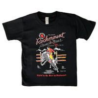 Kid's Black 100% Cotton Rockmount Bronc Western T-Shirt - Rockmount