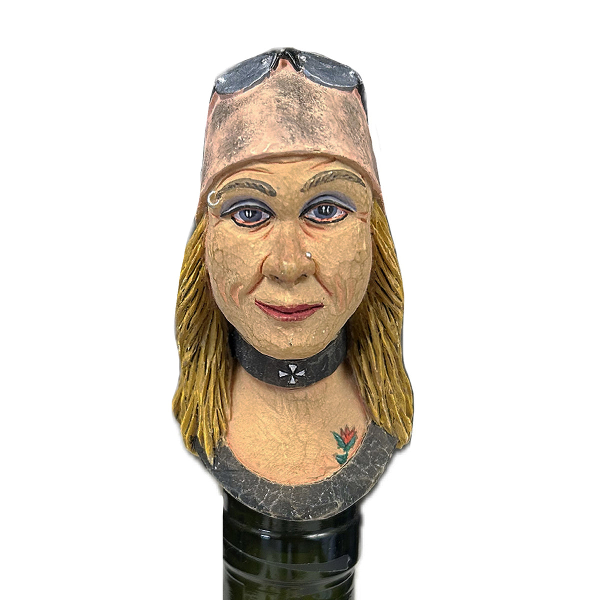 Highway Rose Biker Western Wine Bottle Stopper - Rockmount