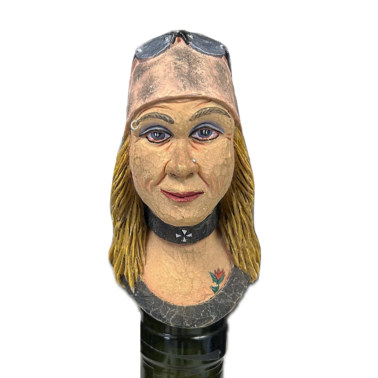 Highway Rose Biker Western Wine Bottle Stopper - Rockmount