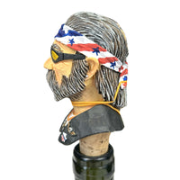 Road Warrior Biker Western Wine Bottle Stopper - Rockmount