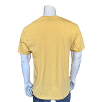 Men's Rockmount Bronc 100% Cotton Mustard Western T-Shirt - Rockmount