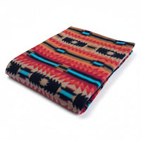 Native Pattern Fleece Western Blanket - Rockmount