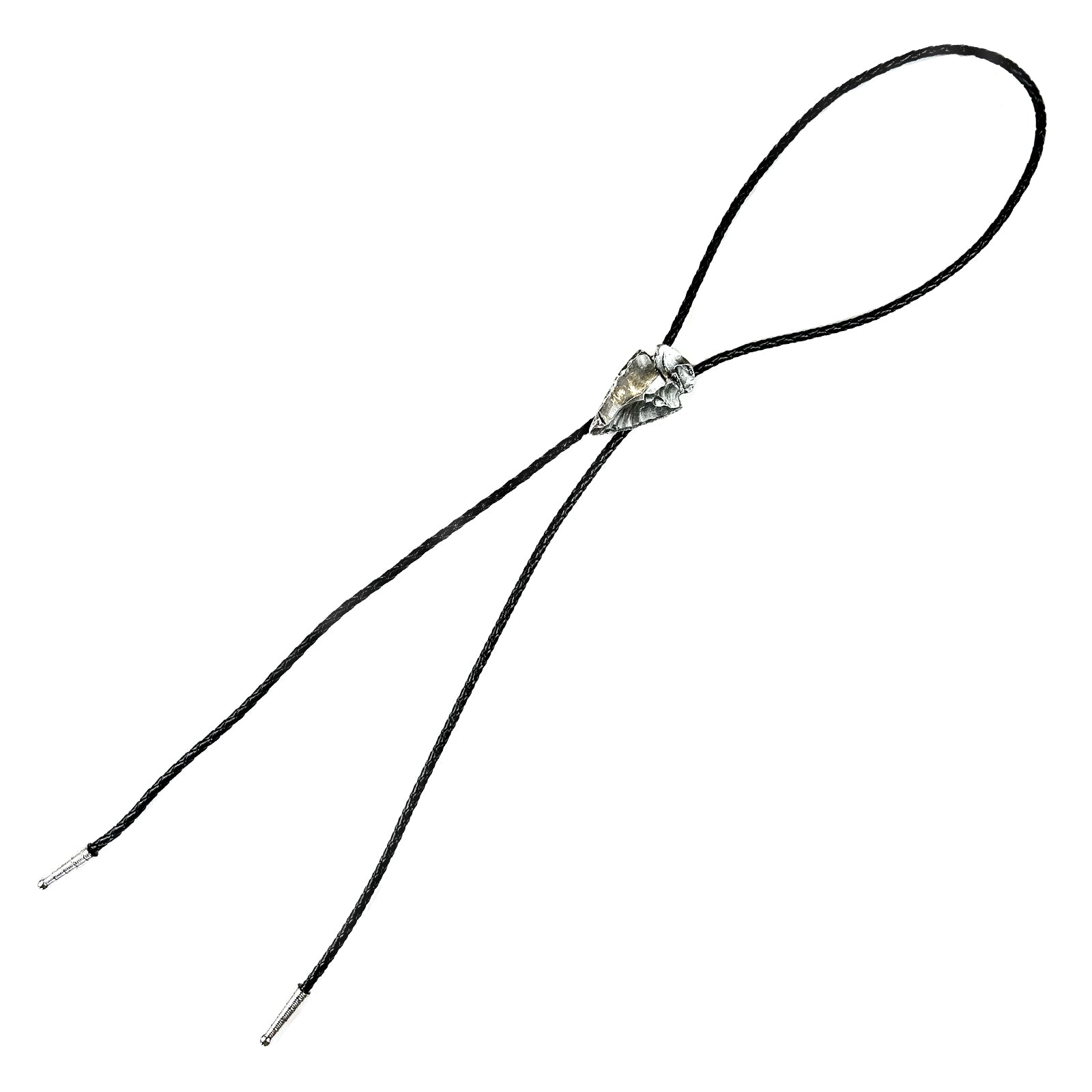 Carved Arrowhead Western Bolo Tie - Rockmount