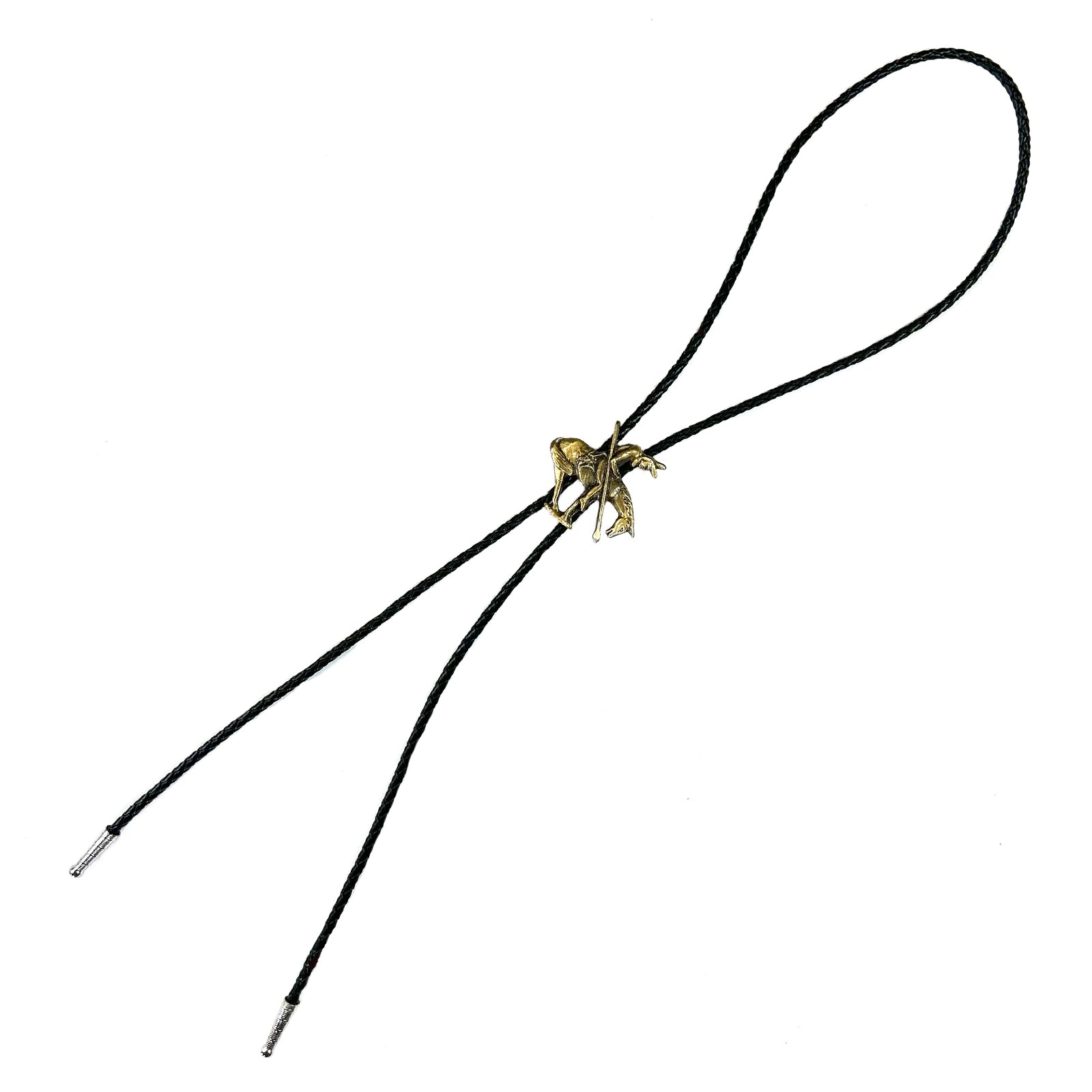 Brass End of Trail Western Bolo Tie - Rockmount